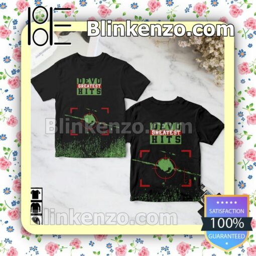 Devo's Greatest Hits Album Cover Black Birthday Shirt