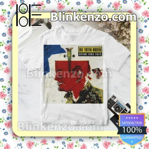 Die Toten Hosen Opium Fürs Volk Album Cover White Gift Shirt