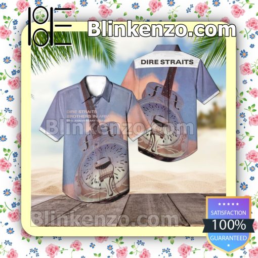 Dire Straits Brothers In Arms 20th Anniversary Edition Summer Beach Shirt