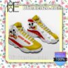 Disney Mickey Mouse White Yellow Jordan Running Shoes