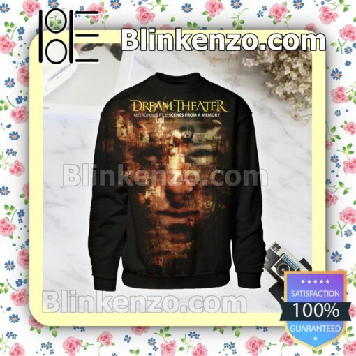 Dream Theater Metropolis Pt. 2 Scenes From A Memory Album Cover Custom Long Sleeve Shirts For Women