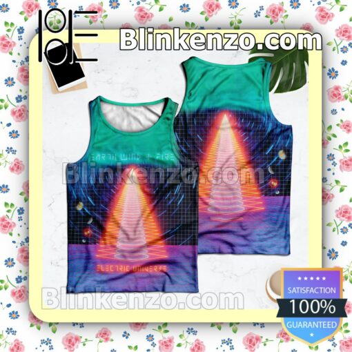 Earth, Wind And Fire Electric Universe Album Cover Tank Top Men