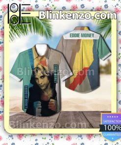 Eddie Money Greatest Hits Sound Of Money Compilation Album Cover Summer Beach Shirt