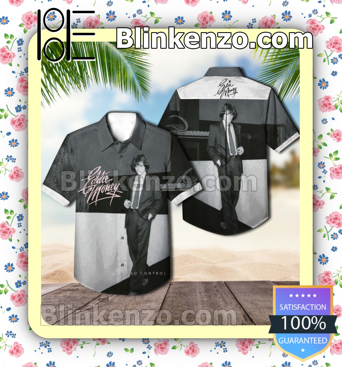 Eddie Money No Control Album Cover Summer Beach Shirt