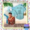 Elvis Presley Blue Summer Beach Shirt
