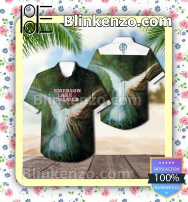 Emerson Lake And Palmer Debut Album Cover Short Sleeve Shirts