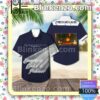 Emerson Lake And Palmer Welcome Back My Friends To The Show That Never Ends Navy Short Sleeve Shirts