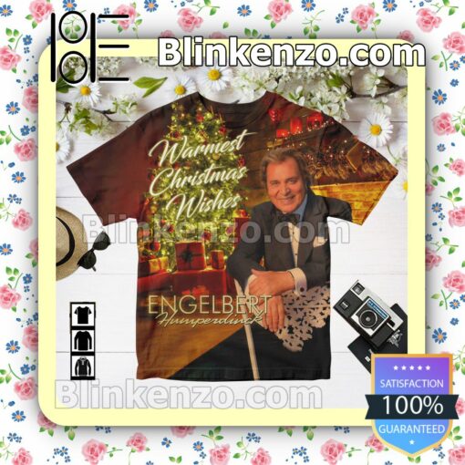 Engelbert Humperdinck Warmest Christmas Wishes Album Cover Birthday Shirt