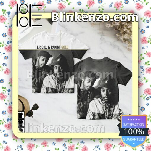Eric B. And Rakim Gold Album Cover Birthday Shirt