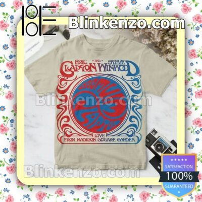 Eric Clapton And Steve Winwood Live From Madison Square Garden Album Cover Gift Shirt