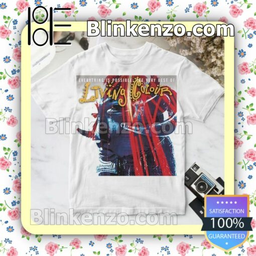 Everything Is Possible The Very Best Of Living Colour Album Cover Custom T-Shirt