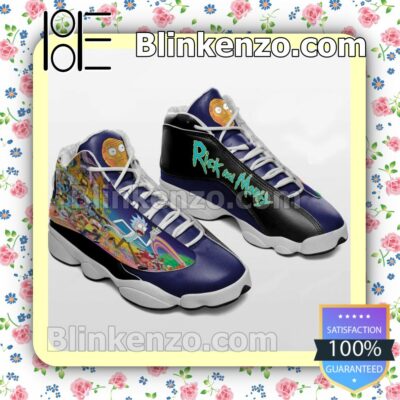 Fanmade Rick And Morty All Adventures Jordan Running Shoes
