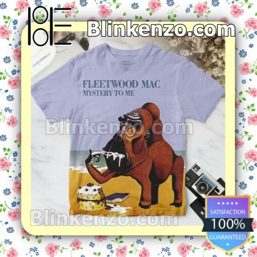 Fleetwood Mac Mystery To Me Album Cover Light Purple Custom T-Shirt