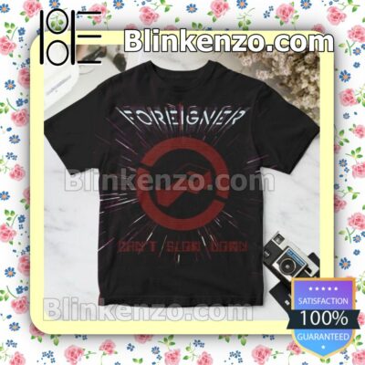 Foreigner Can't Slow Down Album Cover Black Gift Shirt