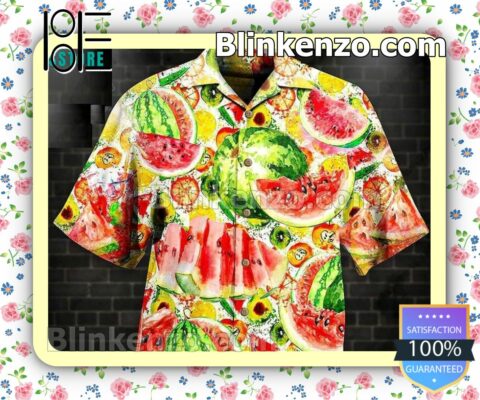 Fruit Summer Time Watermelon Hawaii Shirt