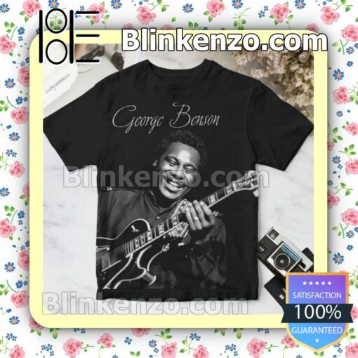 George Benson Jazz Guitar Black Custom T-Shirt