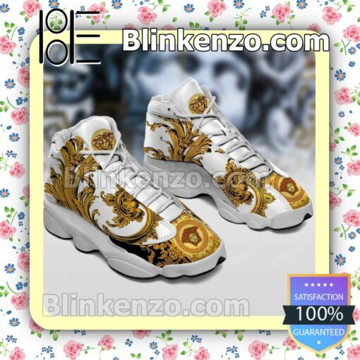 Gianni Versace White Sport Jordan Running Shoes