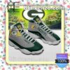 Green Bay Packers Gray Jordan Running Shoes