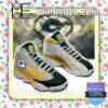Green Bay Packers Green Yellow Jordan Running Shoes