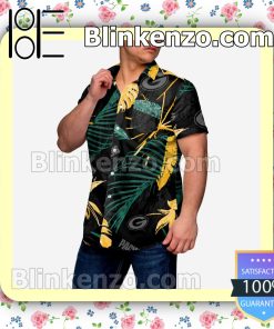 Green Bay Packers Neon Palm Short Sleeve Shirts