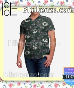 Green Bay Packers Pinecone Short Sleeve Shirts
