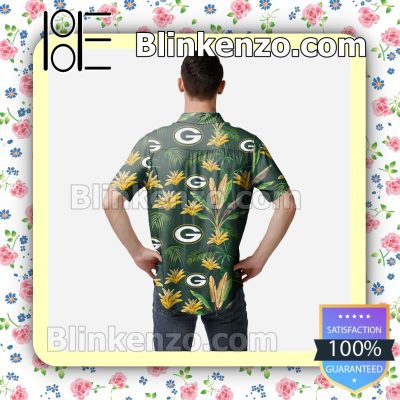Green Bay Packers Victory Vacay Short Sleeve Shirts a