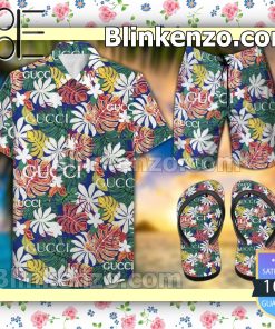 Gucci Color Flower Beach Shorts