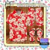 Gucci Red Bloom Beach Shorts