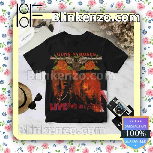 Guns N' Roses Live Like A Suicide Album Cover Black Custom Shirt