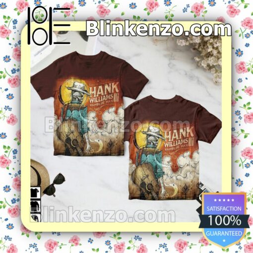 Hank Williams III Ramblin' Man Album Cover Birthday Shirt