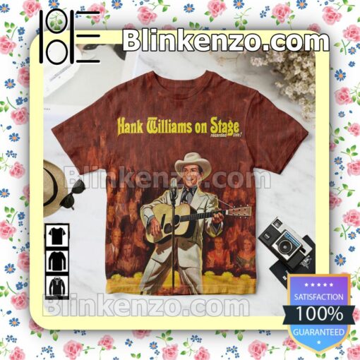 Hank Williams On Stage Album Cover Birthday Shirt