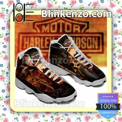 Harley Davidson Skull Jordan Running Shoes