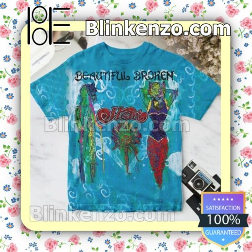 Heart Beautiful Broken Album Cover Blue Custom Shirt