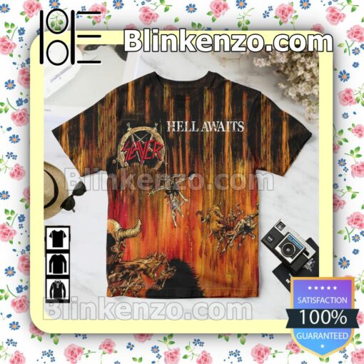 Hell Awaits Album Cover By Slayer Birthday Shirt