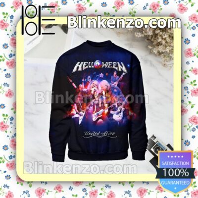 Helloween Live In Madrid Album Cover Custom Long Sleeve Shirts For Women