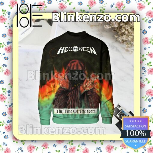 Helloween The Time Of The Oath Album Cover Custom Long Sleeve Shirts For Women