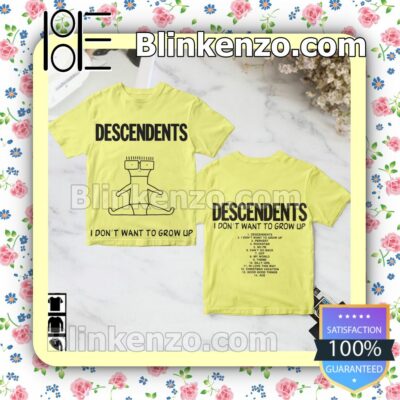 I Don't Want To Grow Up Album Cover By Descendents Birthday Shirt