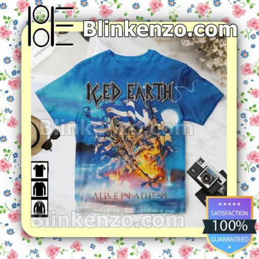 Iced Earth Alive In Athens Album Cover Custom Shirt