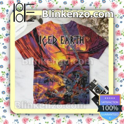 Iced Earth The Dark Saga Album Cover Custom Shirt