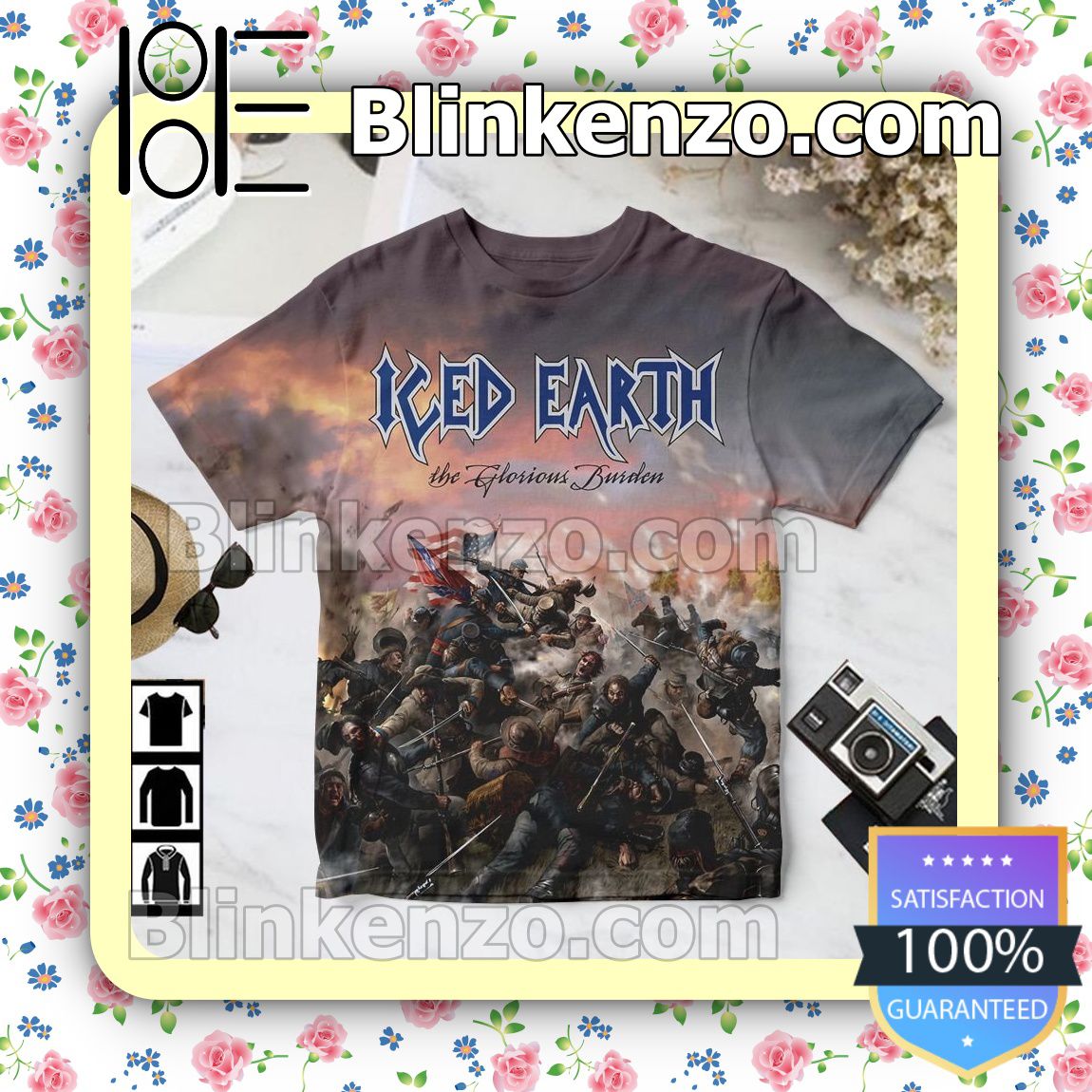 Amazing Iced Earth The Glorious Burden Album Cover Custom Shirt