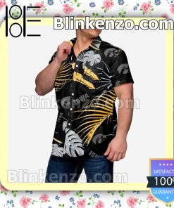 Iowa Hawkeyes Neon Palm Short Sleeve Shirts