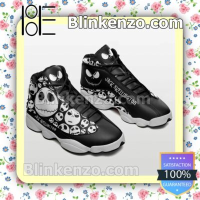 Jack Skellington Black Jordan Running Shoes