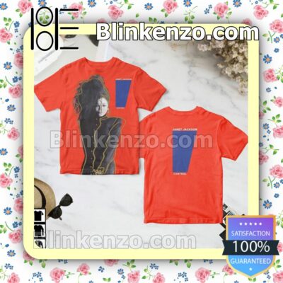 Janet Jackson Control Album Cover Red Birthday Shirt