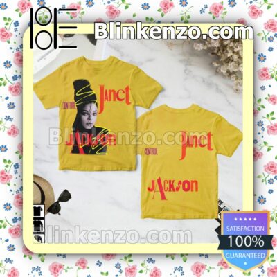 Janet Jackson Control Album Yellow Birthday Shirt