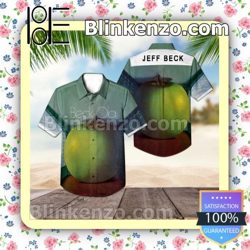 Jeff Beck Beck-ola Album Cover Summer Beach Shirt