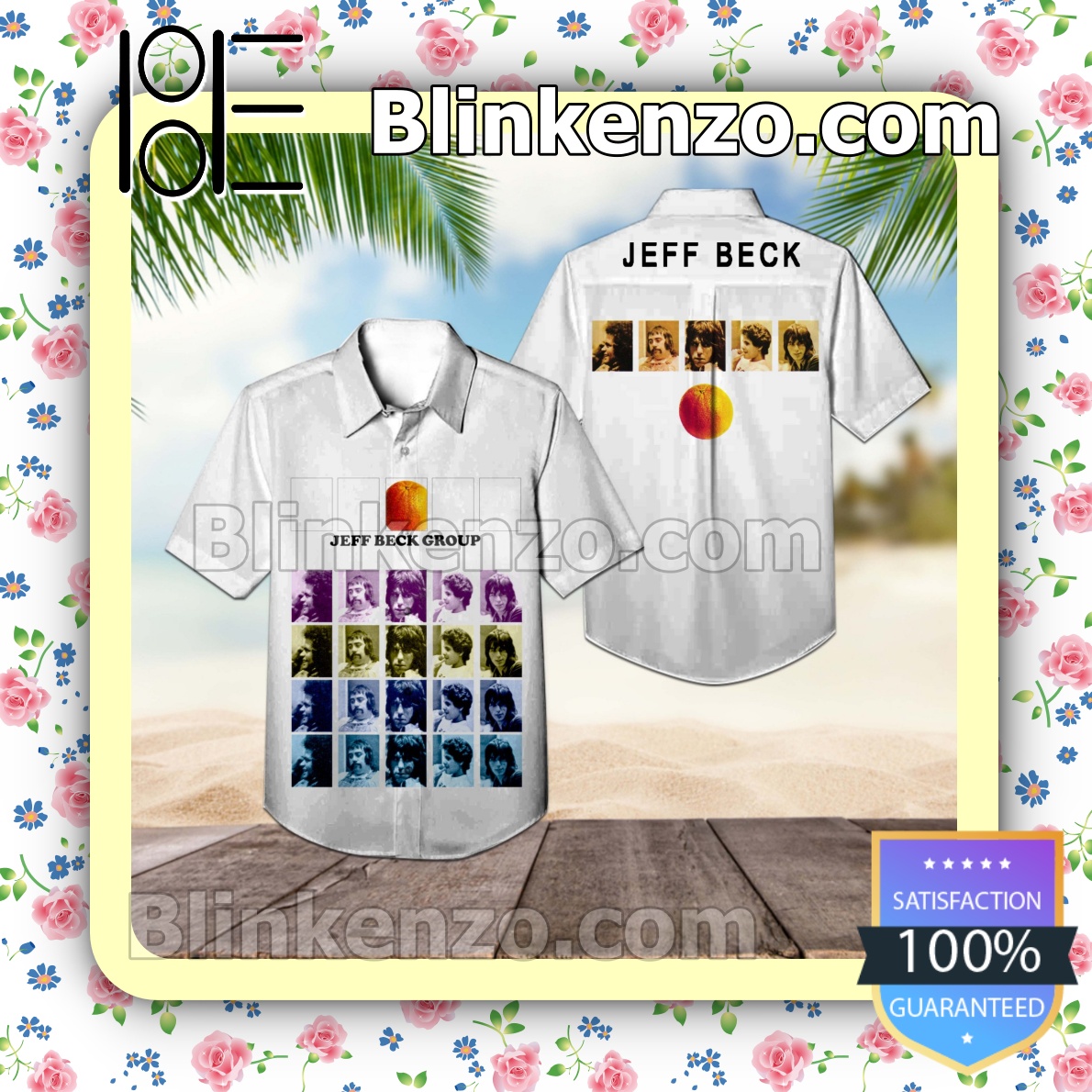 Jeff Beck Group Album Cover Summer Beach Shirt