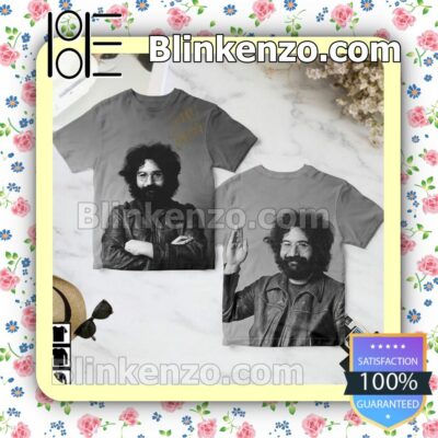 Jerry Garcia Photo Grey Birthday Shirt