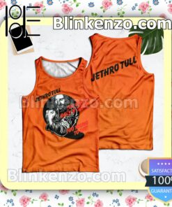 Jethro Tull Too Old To Rock 'n' Roll Too Young To Die Album Cover Orange Tank Top Men