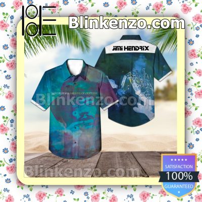 Jimi Hendrix Valleys Of Neptune Compilation Album Cover Summer Beach Shirt