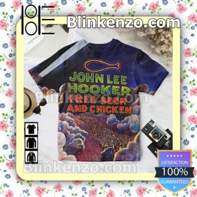 John Lee Hooker Free Beer And Chicken Album Cover Birthday Shirt